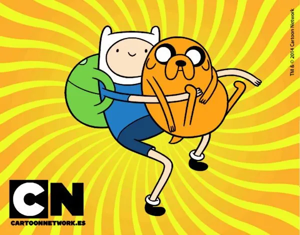 finn-y-jake-abrazados-marcas- ...