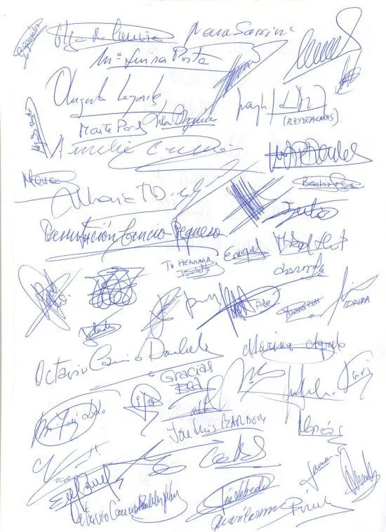 Firmas | Círculo de los Suicidas Perezosos