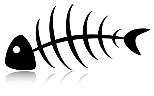 Fish Skeleton. — Vector stock © EugenP #36063139