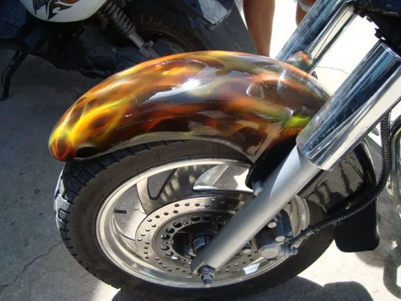 Flamas aerografia - Imagui