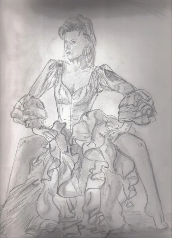 Flamenca Serafín Amat Mesas - Artelista.com Flamenca Serafín Amat Mesas - Artelista.com