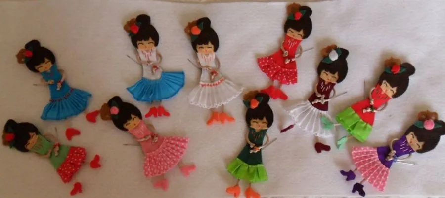 flamencas de fieltro | facilisimo.com