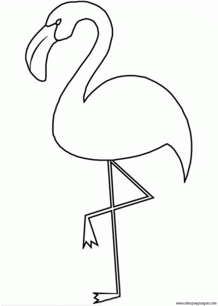 dibujo-de-flamenco-002 | Dibujos y juegos, para pintar y colorear dibujo-de-flamenco-002 | Dibujos y juegos, para pintar y colorear