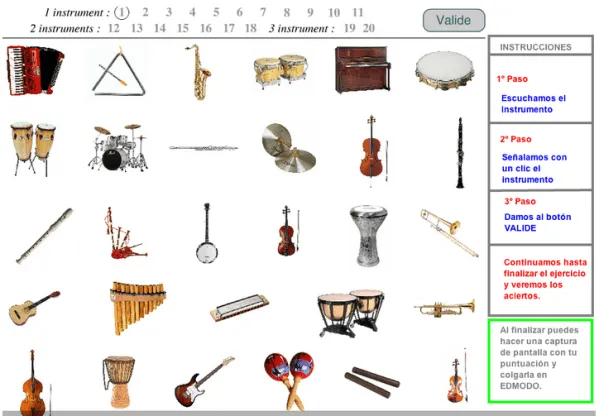 La flauta mágica: JUEGO AUDITIVO SOBRE INSTRUMENTOS MUSICALES