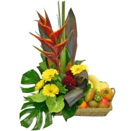 La Fleur Floreria - Envio el mismo dia: Arreglo Frutal: Caribbean ...