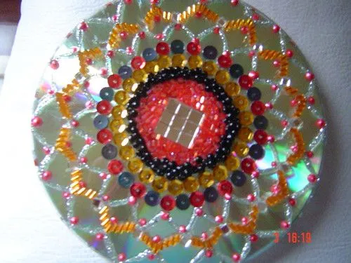 Flickr: Discussing mandala de cd in Reciclando