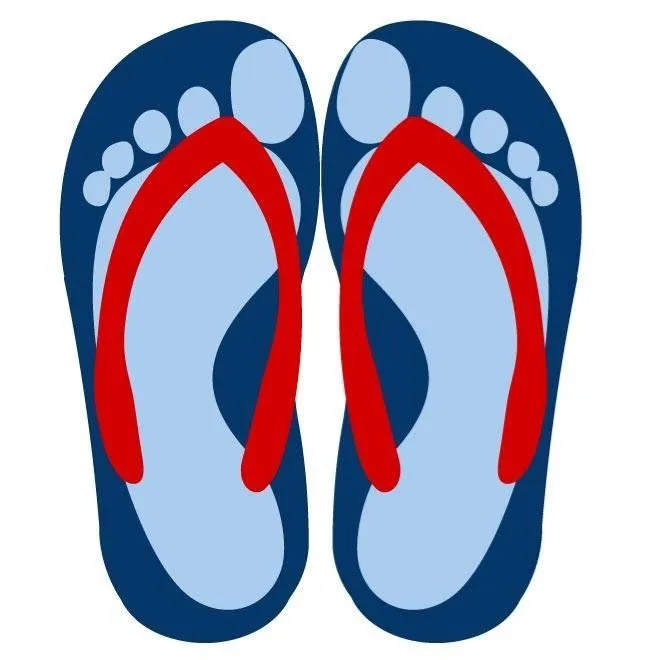 FLIP-FLOPS VECTOR DRAWING.ai, Vector - 365PSD.com FLIP-FLOPS VECTOR DRAWING.ai, Vector - 365PSD.com