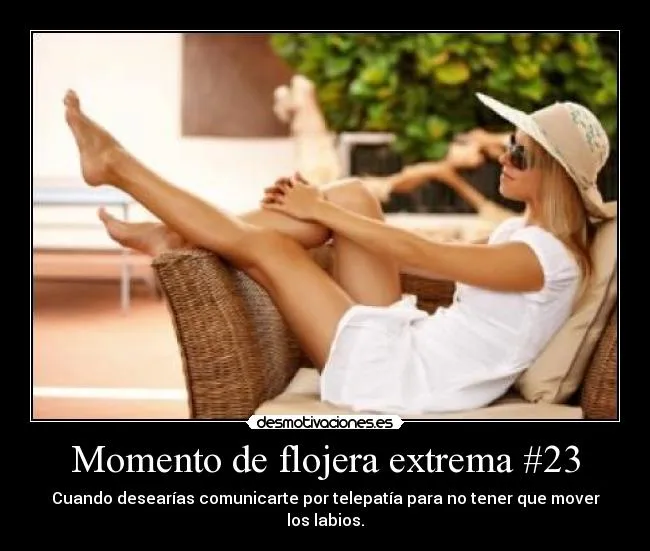 Momento de flojera extrema #23 | Desmotivaciones