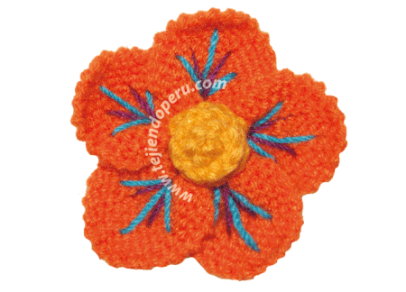 Flor de Ayacucho - Tejiendo Perú...