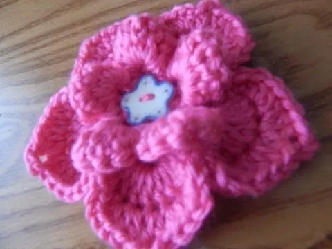 Flor # 5 para la Banda de 2 agujas - YouTube Flor # 5 para la Banda de 2 agujas - YouTube