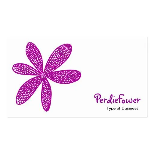 Flor bonita - de color violeta oscuro tarjetas de visita | Zazzle Flor bonita - de color violeta oscuro tarjetas de visita | Zazzle