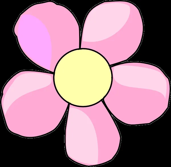 Flor Bonita Rosada clip art - vector clip art online, royalty free ... Flor Bonita Rosada clip art - vector clip art online, royalty free ...