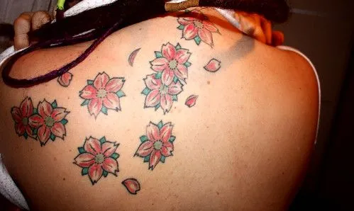 Flor de cerezo tatuaje - Imagui