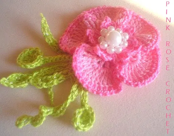 Flor de crochet - Imagui