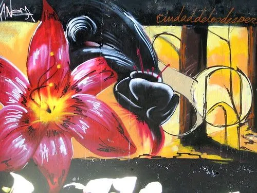 Flor de Graffiti // graffiti granada pinturas niÃ±o las elniÃ ...