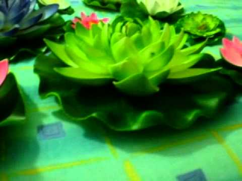 flor de loto acuatica artificial te las vendemos contacnos a ...