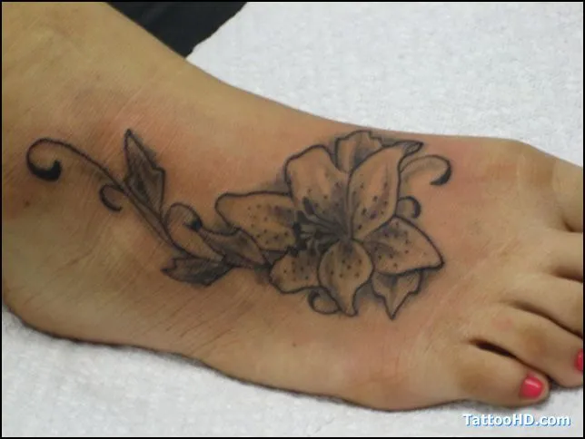Flor De Loto Tatuaje Imagenes En El Pie Tatuajes La | tatto ...