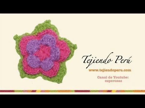 Flor de loto - Tejiendo Perú...