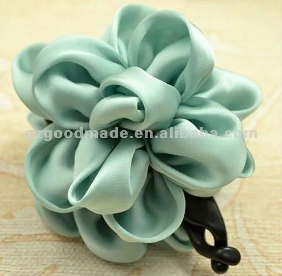Pelo de la flor de flores de tela con clip de plátano-Otros ... Pelo de la flor de flores de tela con clip de plátano-Otros ...