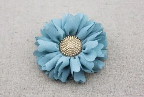 Flores de tela para el cabello paso a paso - Imagui Flores de tela para el cabello paso a paso - Imagui