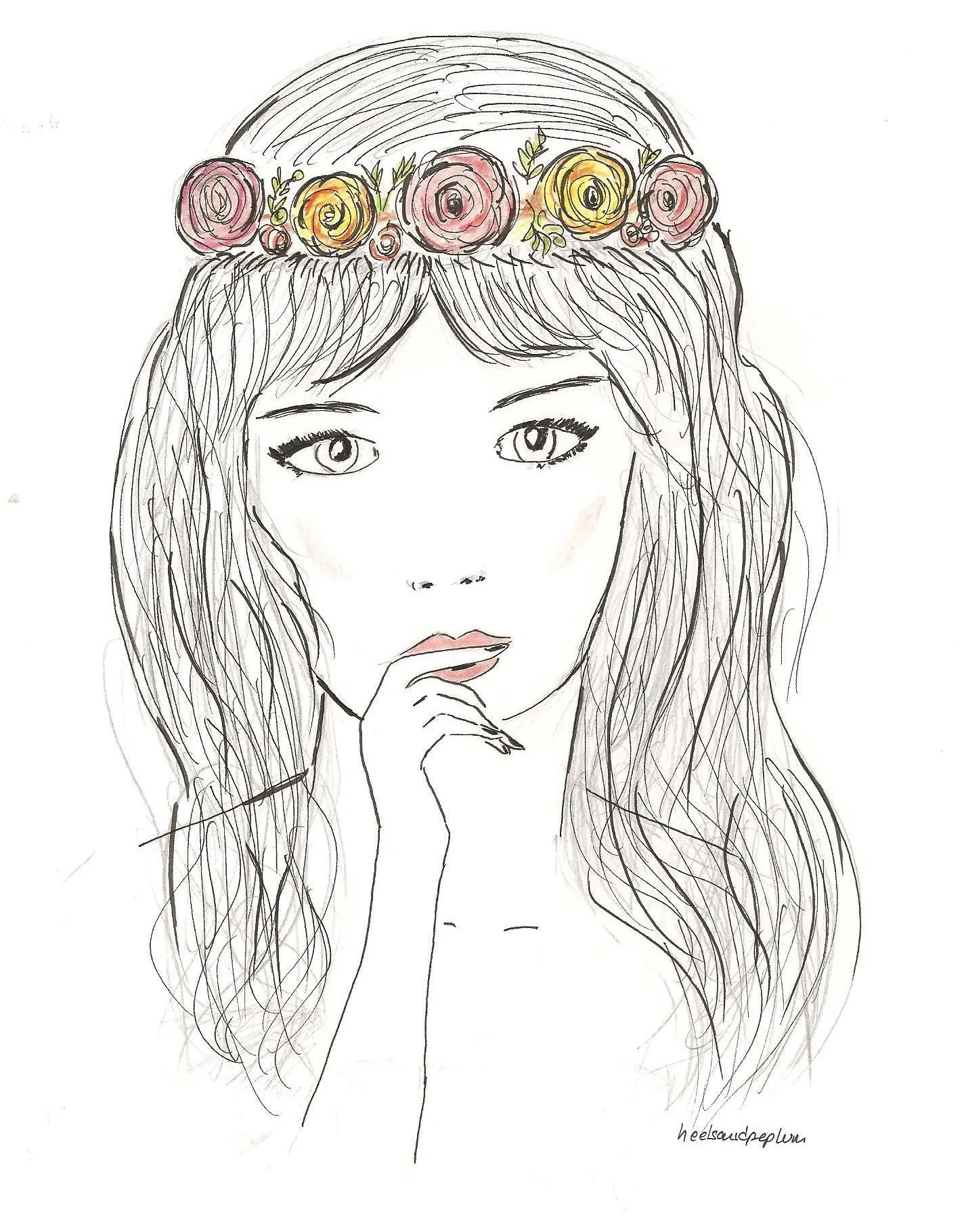 Floral crowns | HEELS & PEPLUM