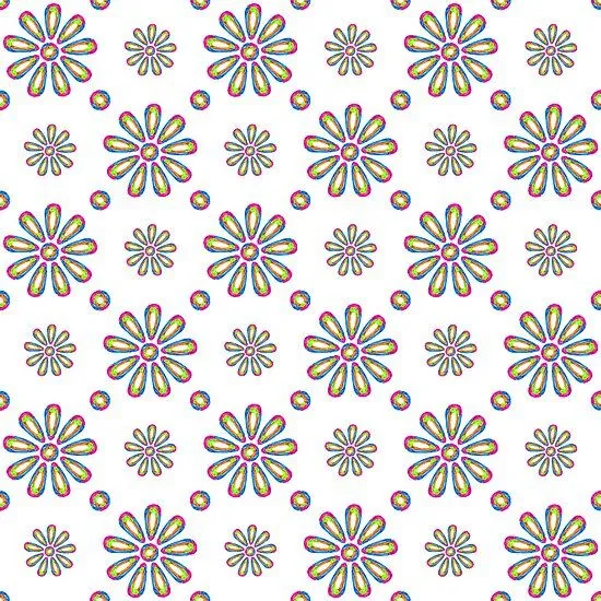 Floral Dot Repeat Pattern" by Orla Cahill | Redbubble