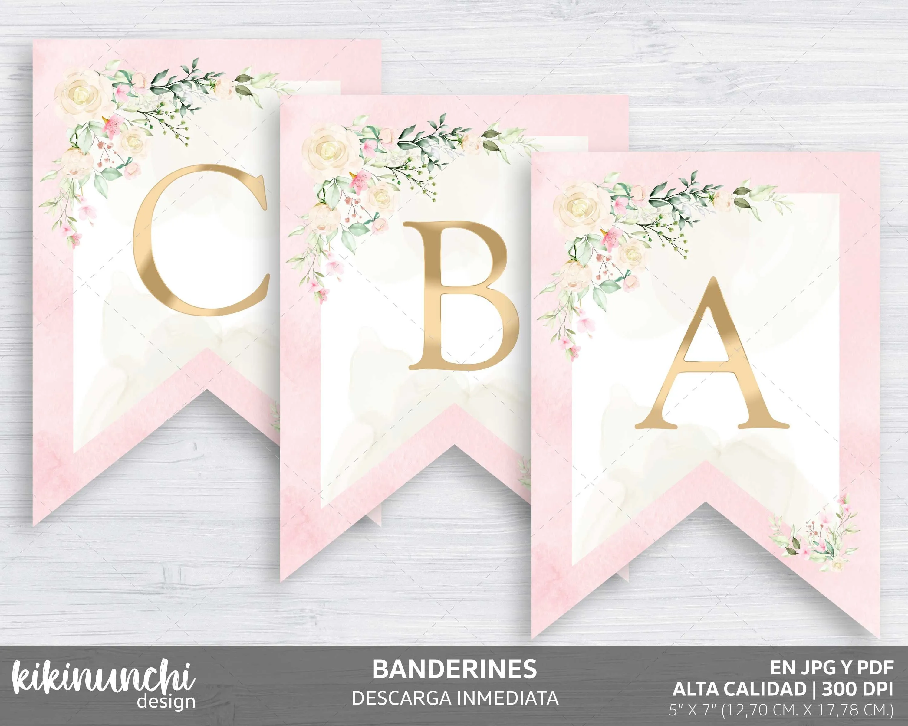 Floral Flag Banner With Gold Effect Letters for Baptisms - Etsy Floral Flag Banner With Gold Effect Letters for Baptisms - Etsy