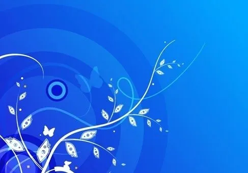 Floral con fondo azul gráfico vectorial Vector floral - vectores ... Floral con fondo azul gráfico vectorial Vector floral - vectores ...