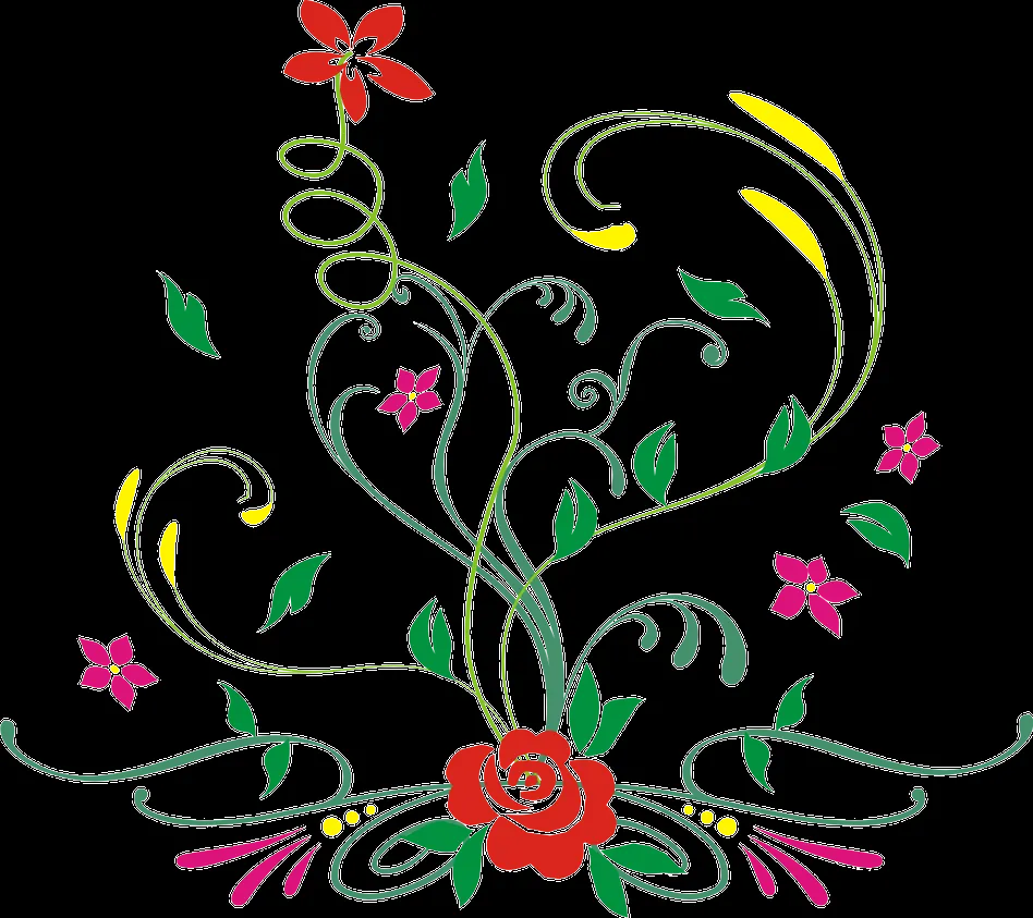 Floral vector png - Imagui