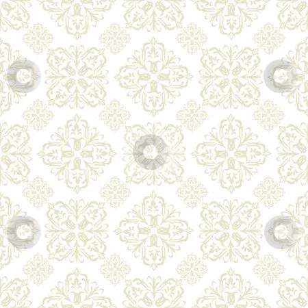 Floral wallpaper beige tile Vector Illustration - Download ...
