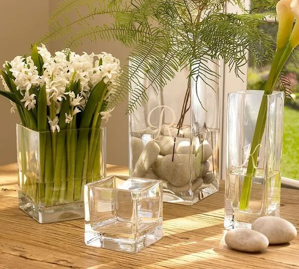 Floreros de vidrio para centros de mesa ~ lodijoella