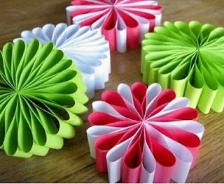 Flores para armar guirnaldas ~ Portal de Manualidades Flores para armar guirnaldas ~ Portal de Manualidades