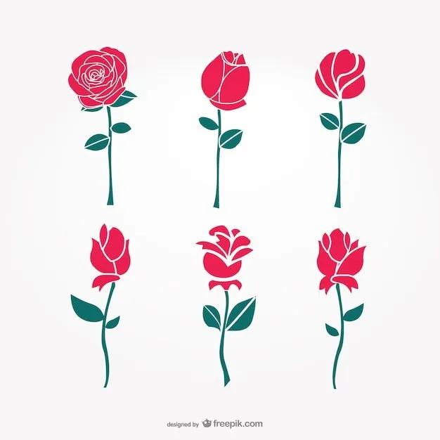 Flores artísticas minimalistas | Descargar Vectores gratis Flores artísticas minimalistas | Descargar Vectores gratis
