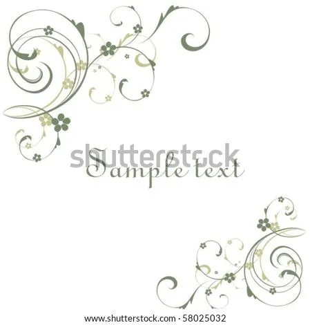 Flores Background Stock Vector 58025032 : Shutterstock Flores Background Stock Vector 58025032 : Shutterstock