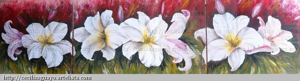 Flores blancas Cecilia Aguayo - Artelista.com Flores blancas Cecilia Aguayo - Artelista.com