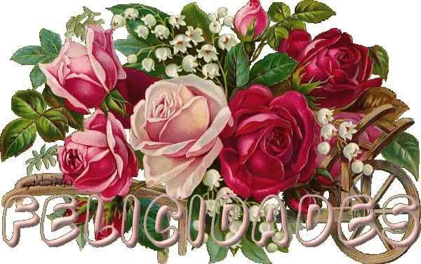 Imagenes y Tarjetas para Felicitar en Cumpleaños: Flores con ...