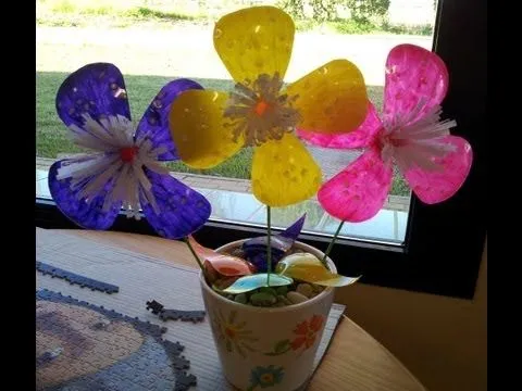 Flores con botellas de plástico en 10 minutos.mpg - YouTube