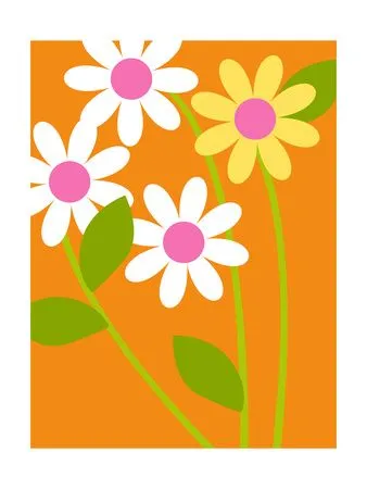 Flores brillantes Láminas en AllPosters.