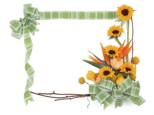 Flores para marco de cuadros - Imagui