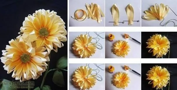Flores con cinta - Javies.com