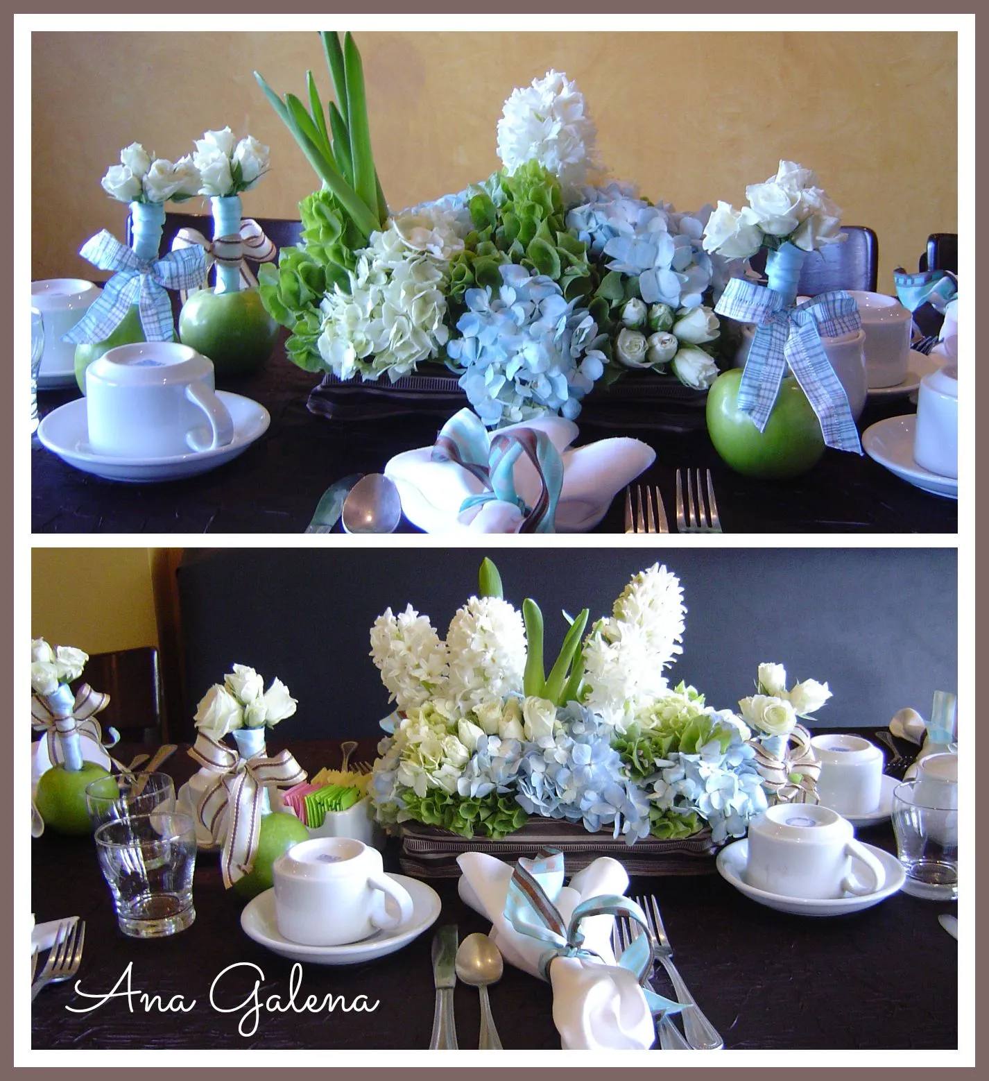 Flores en color azul – Ana Galena