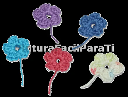 Como Hacer Flores de Crochet Simples | PINTURA FACIL PARA TI Como Hacer Flores de Crochet Simples | PINTURA FACIL PARA TI