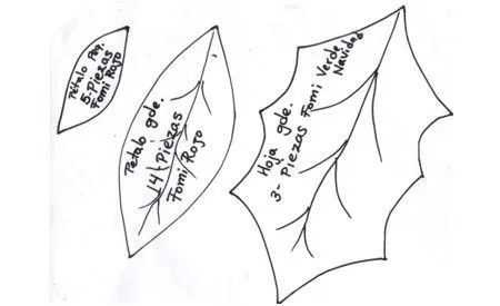 flores-de-navidad-en-foami-molde.jpg (450×275) | navideños ...