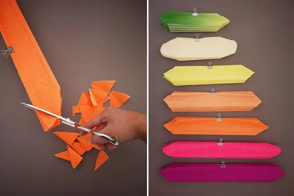 Flores decorativas con papel crepé - Guía de MANUALIDADES Flores decorativas con papel crepé - Guía de MANUALIDADES