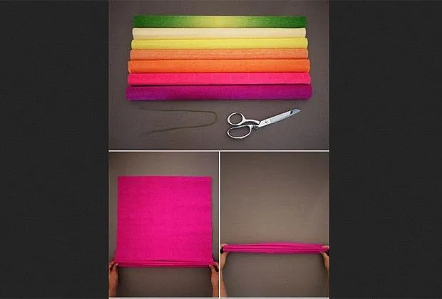 Flores decorativas: Técnica japonesa usa capas de papel de seda ... Flores decorativas: Técnica japonesa usa capas de papel de seda ...
