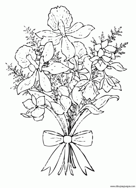 dibujo-flores-ramos-015 | Dibujos y juegos, para pintar y colorear dibujo-flores-ramos-015 | Dibujos y juegos, para pintar y colorear