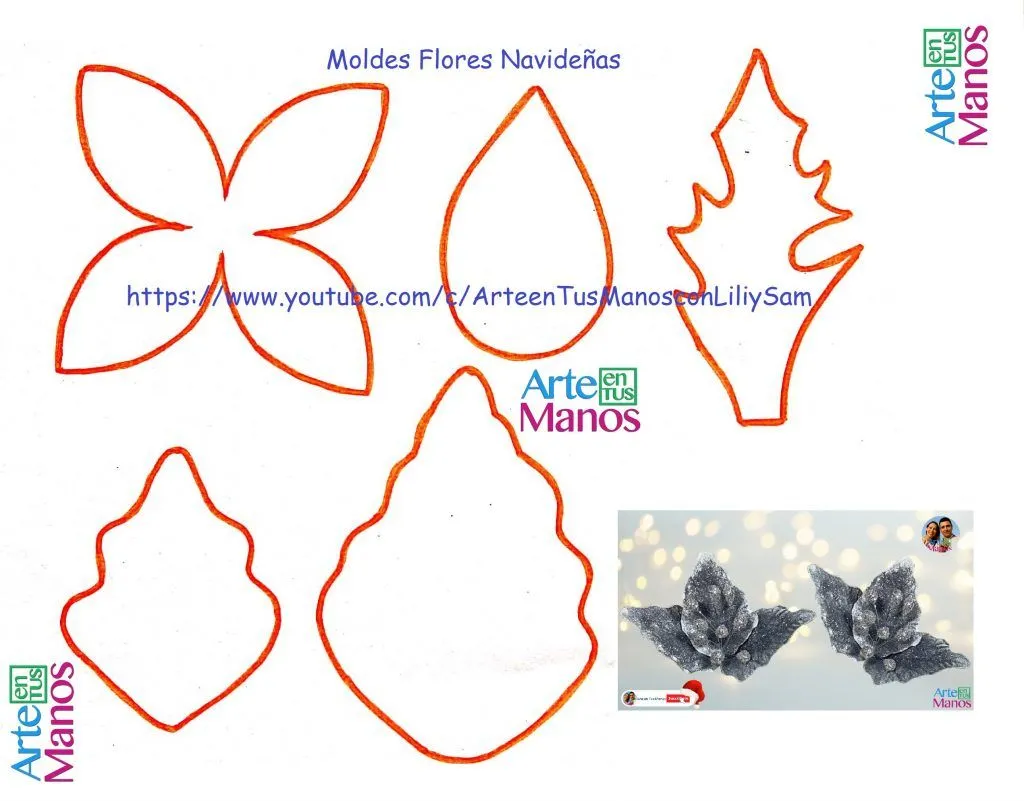 Flores Fáciles en Foami Para Decorar en Navidad, Con Arte en Tus Manos - Arte en Tus Manos con Lili y Sam Flores Fáciles en Foami Para Decorar en Navidad, Con Arte en Tus Manos - Arte en Tus Manos con Lili y Sam