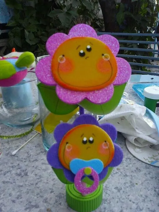 Flores en foamy | FOMY FOMY | Pinterest
