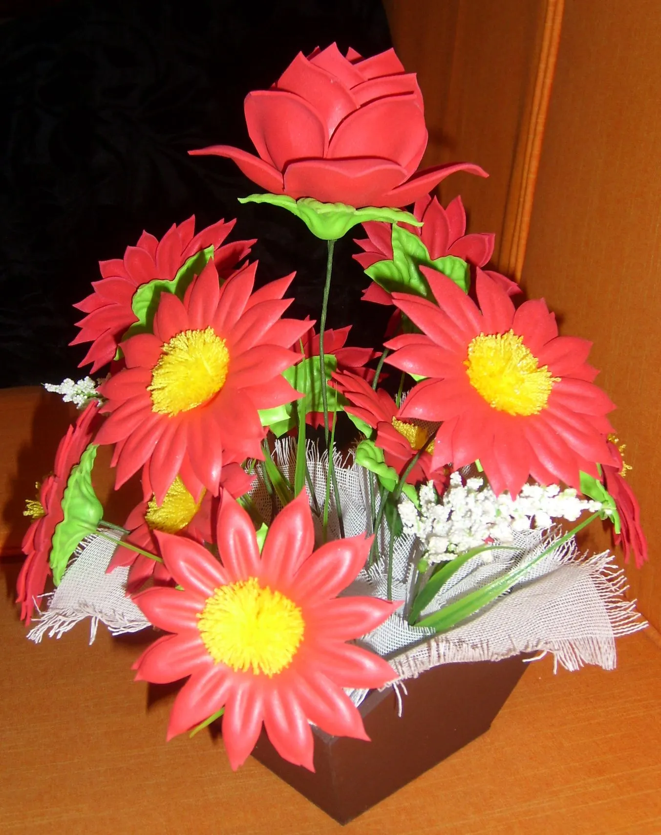 Flores de fomi termoformado - Imagui