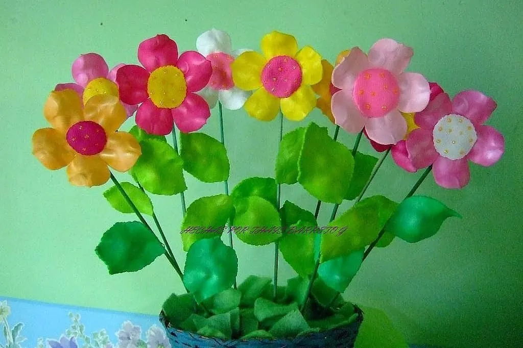 Flores en goma eva o foami (pág. 3) | Aprender manualidades es ... Flores en goma eva o foami (pág. 3) | Aprender manualidades es ...